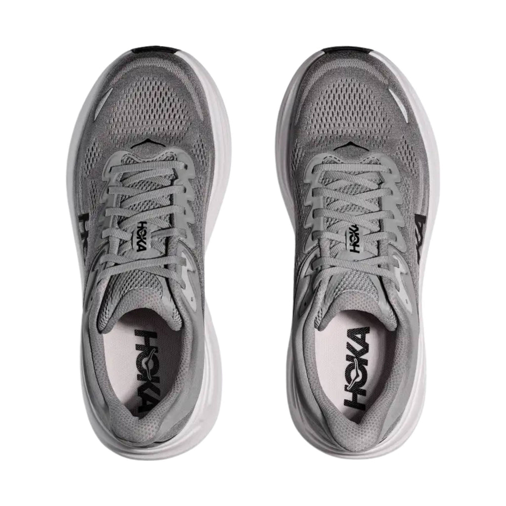 HOKA Men's Bondi 9 Running Shoes - Gal Grey/Stellar Grey - Lenny's Shoe & Apparel