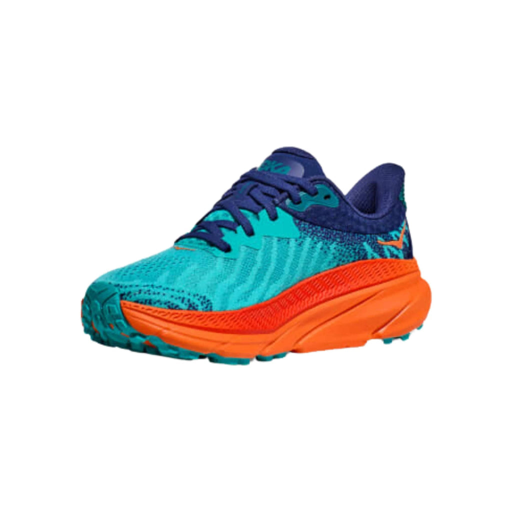 HOKA Men's Challenger 7 - Ceramic/Vibrant Orange - Lenny's Shoe & Apparel