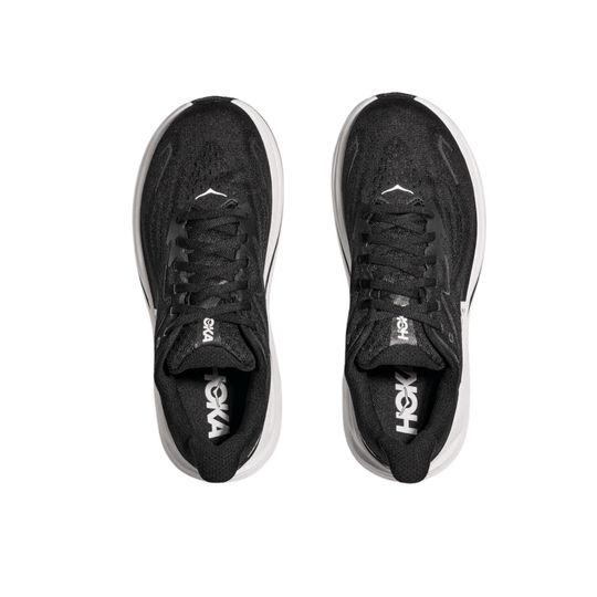 HOKA Men's Clifton 10 Running Shoes - Black/White – Lenny's Shoe