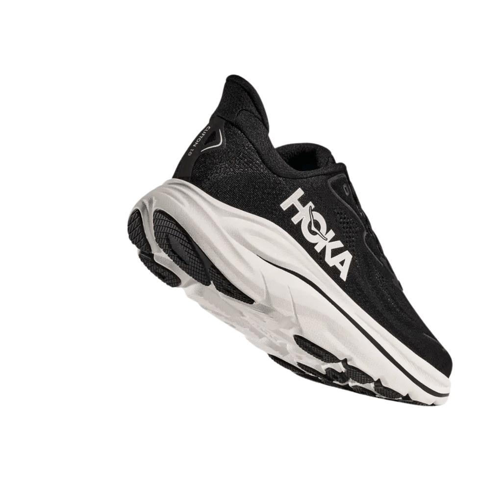 HOKA Men's Clifton 10 Running Shoes - Black/White - Lenny's Shoe & Apparel