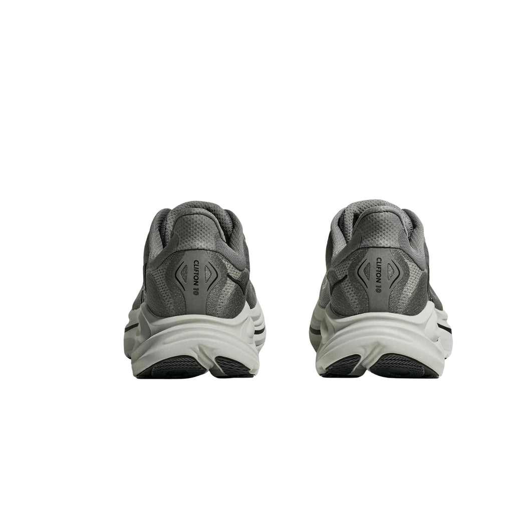 HOKA Men's Clifton 10 Running Shoes - Galactic Grey / Asteroid - Lenny's Shoe & Apparel