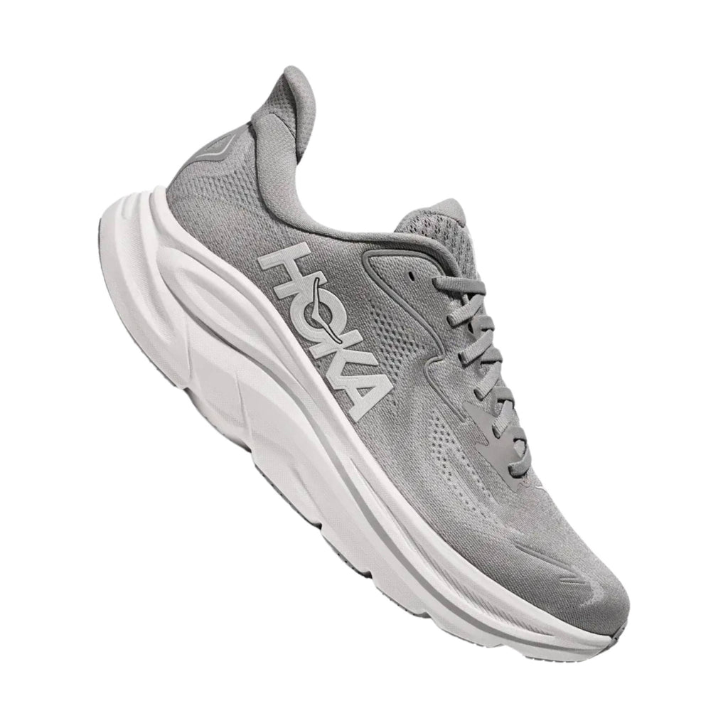 HOKA Men's Clifton 10 Running Shoes - Stellar Grey/Stardust - Lenny's Shoe & Apparel