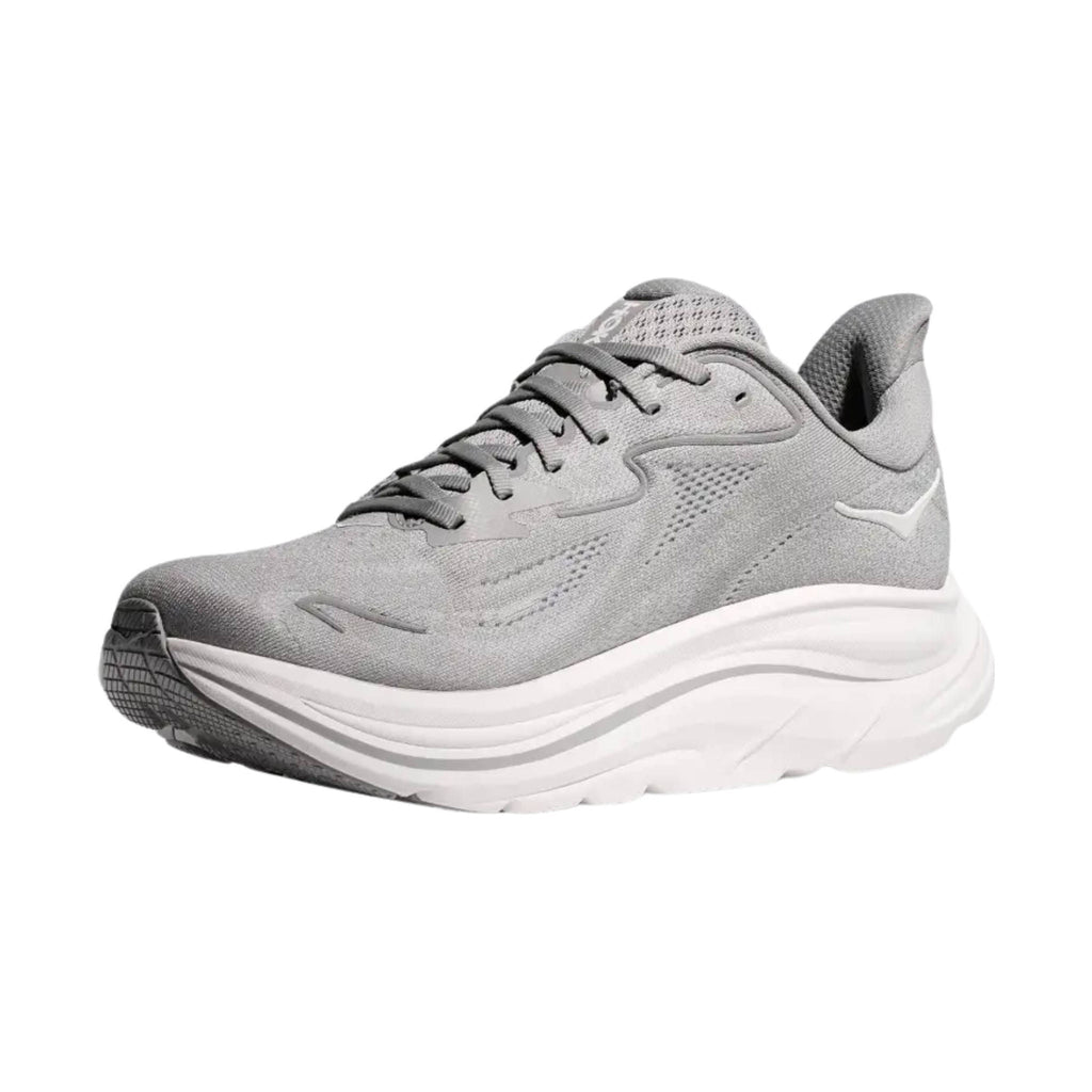 HOKA Men's Clifton 10 Running Shoes - Stellar Grey/Stardust - Lenny's Shoe & Apparel
