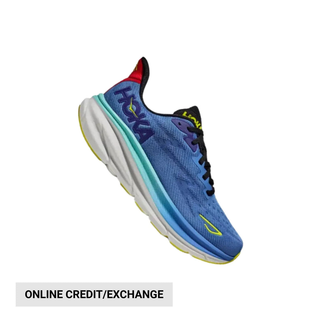 HOKA Men's Clifton 9 - Virtual Blue/ Cerise - Lenny's Shoe & Apparel