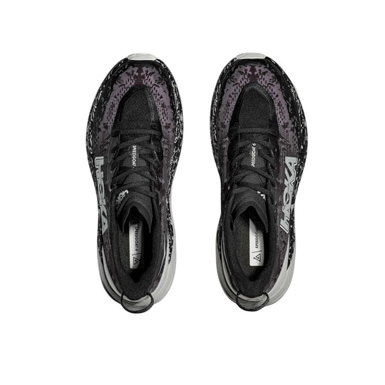 HOKA Men's Speedgoat 6 Trail Running Shoes - Black/Stardust - Lenny's Shoe & Apparel