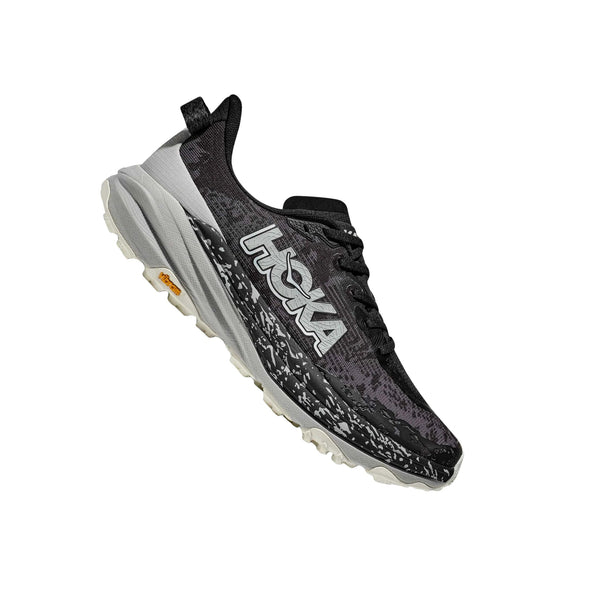 HOKA Men's Speedgoat 6 Trail Running Shoes - Black/Stardust