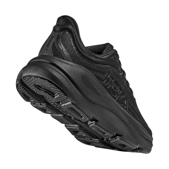HOKA Women's Bondi 9 Running Shoes - Black/Black - Lenny's Shoe & Apparel