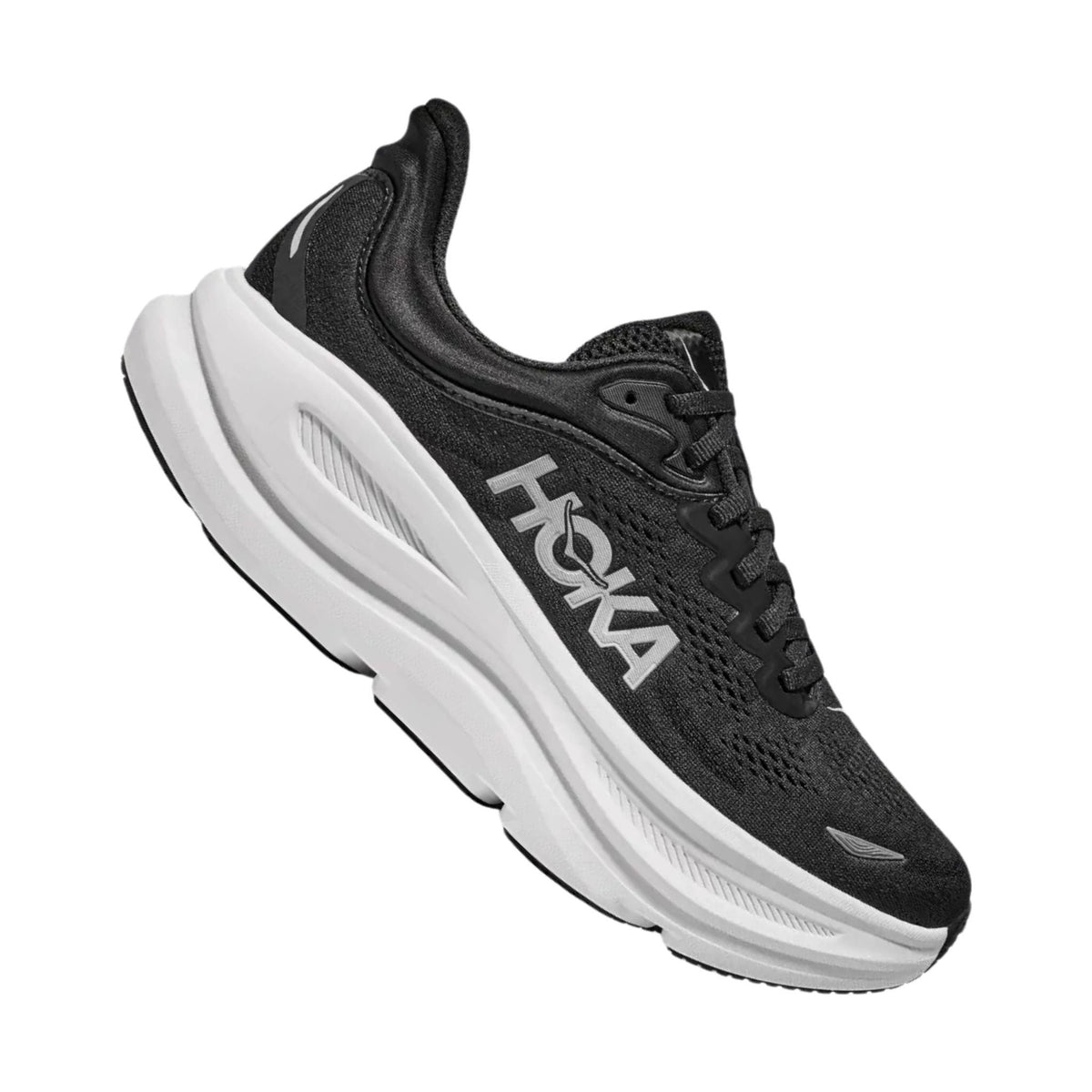 HOKA Women’s Black Running Shoes Athletic Sneakers Size 8.5 HOKA Bondi 9 Women main image 3