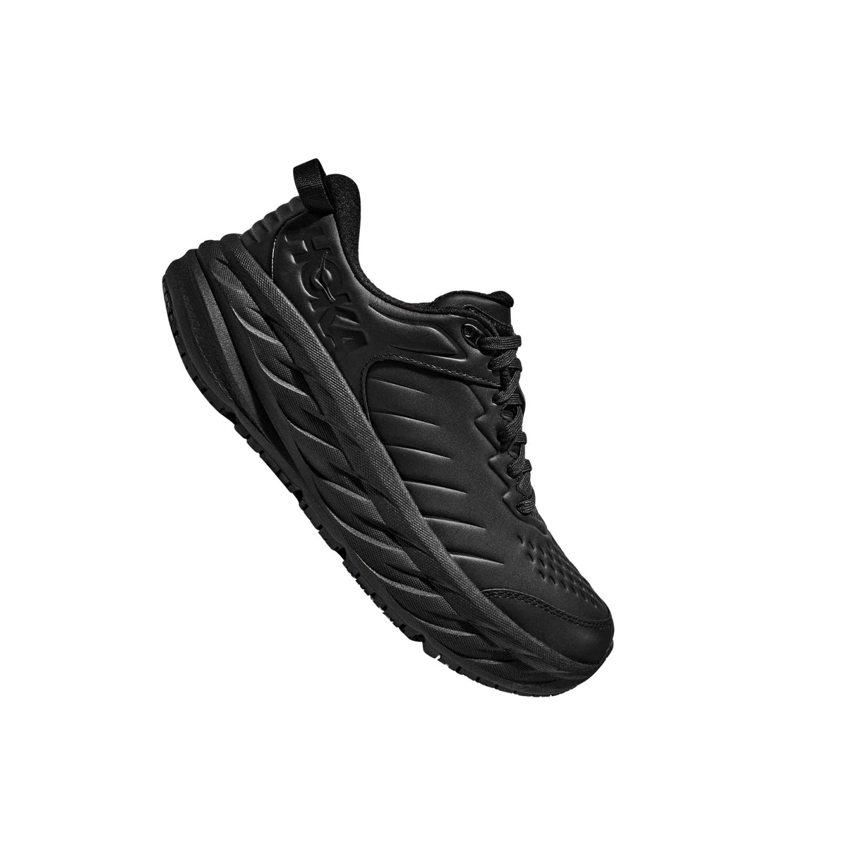Hoka Women’s Bondi 7 Black Athletic Shoes Sz 7.5 Hoka One One HOKA Bondi 7 Black W for sale | eBay main image 4
