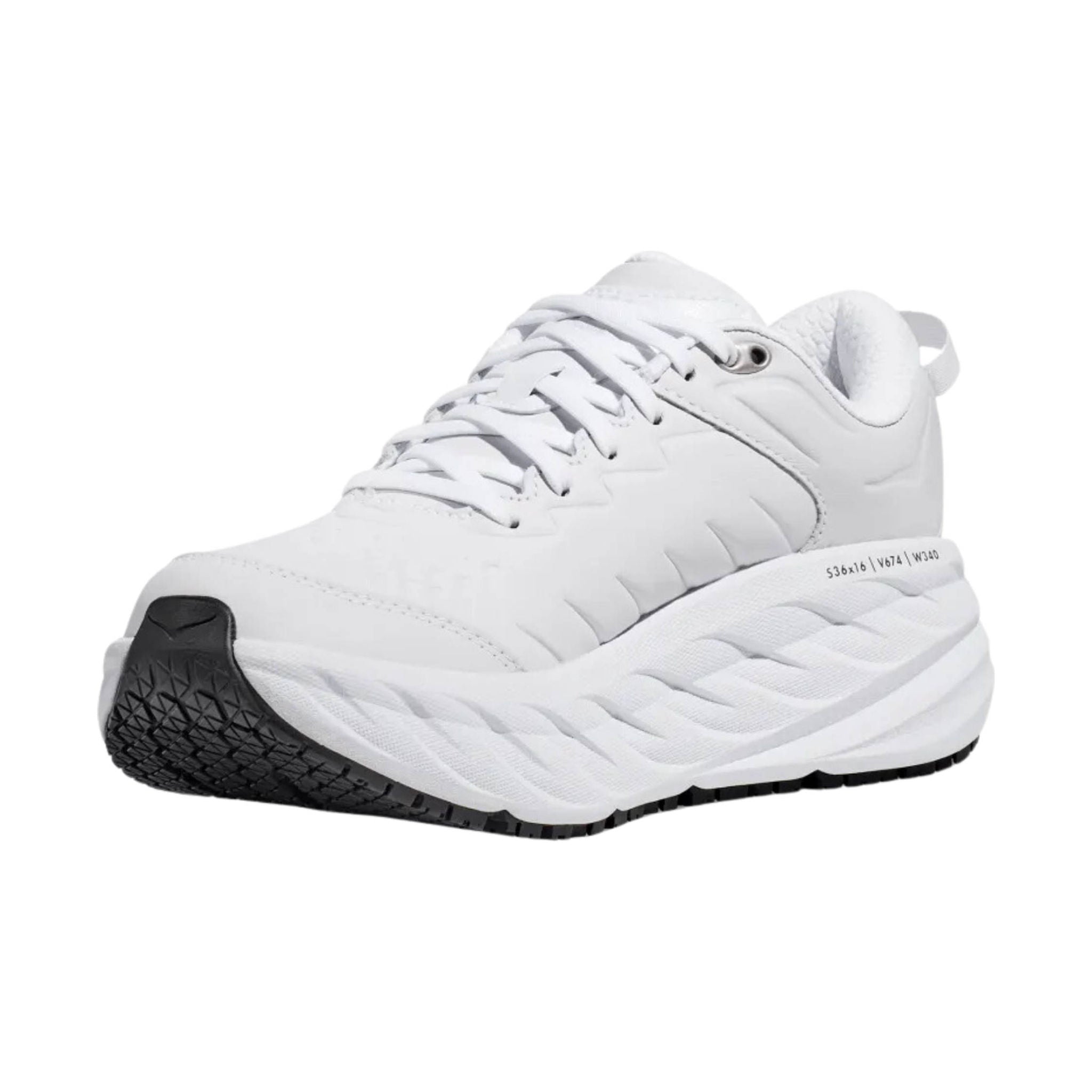 HOKA Women's Bondi SR Shoes - White Lenny's Shoe & Apparel HOKA Women's Bondi SR Shoes - White Lenny's Shoe & Apparel