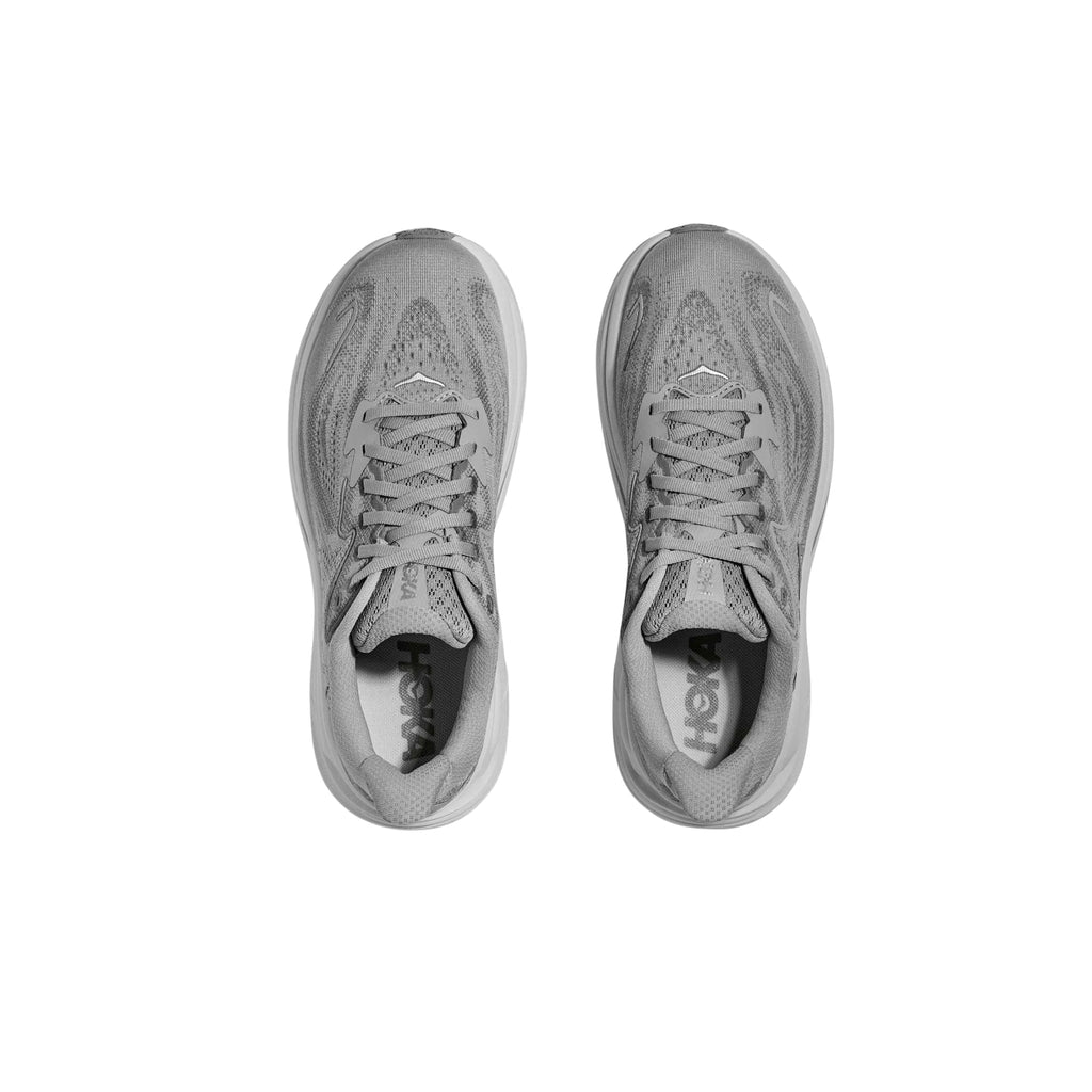 HOKA Women's Clifton 10 Running Shoes - Stellar Grey / Galactic Grey - Lenny's Shoe & Apparel