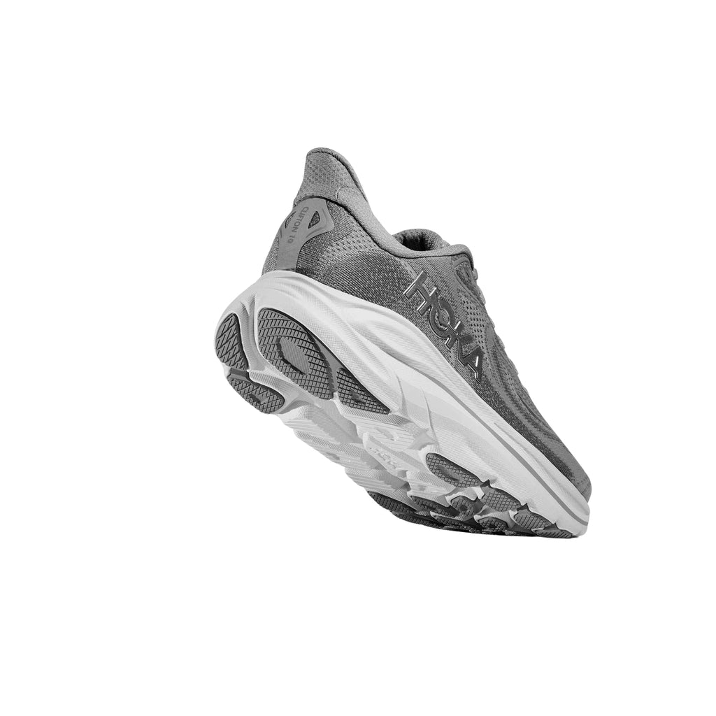 HOKA Women's Clifton 10 Running Shoes - Stellar Grey / Galactic Grey - Lenny's Shoe & Apparel