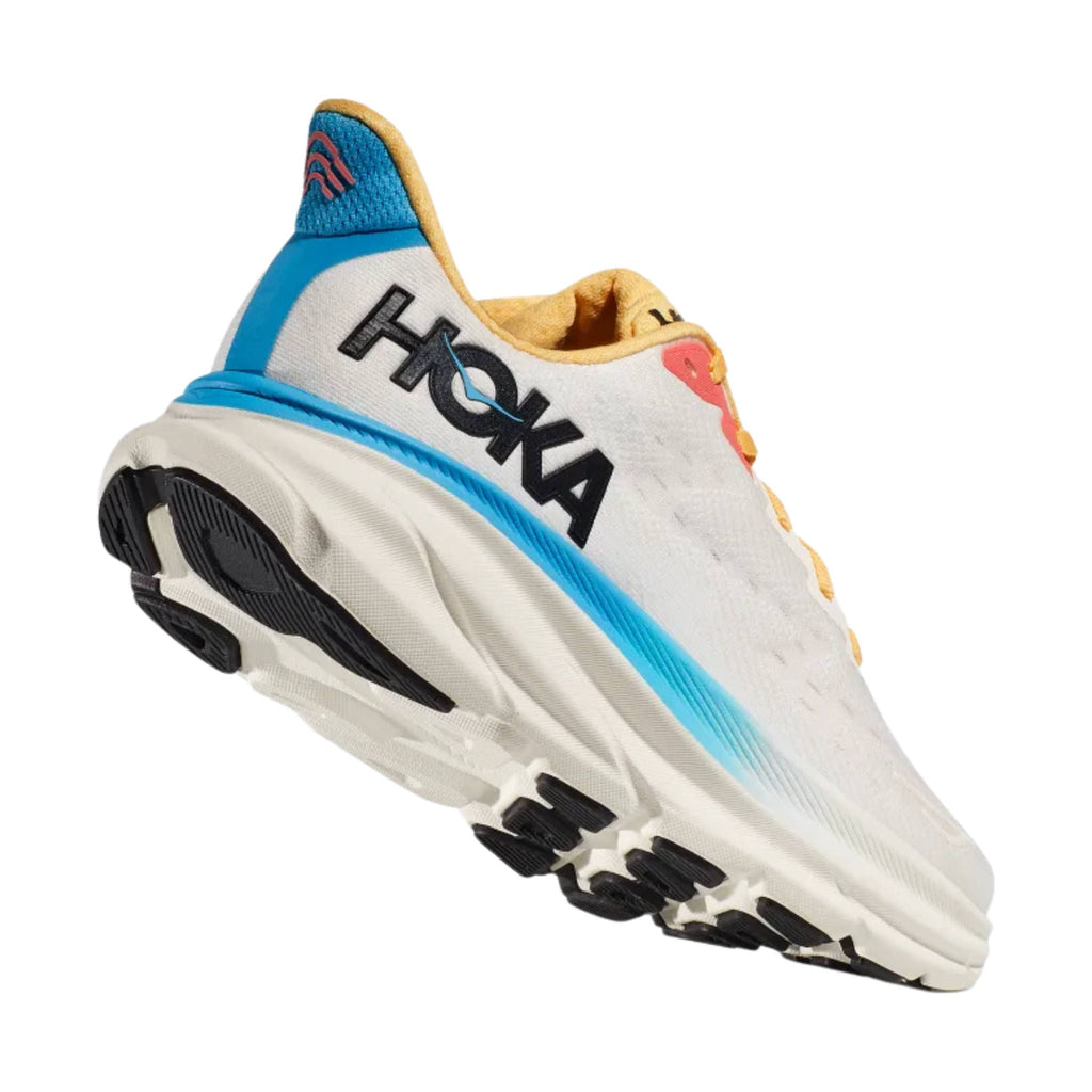 HOKA Women's Clifton 9 - Blanc De Blanc/Swim Day - Lenny's Shoe & Apparel