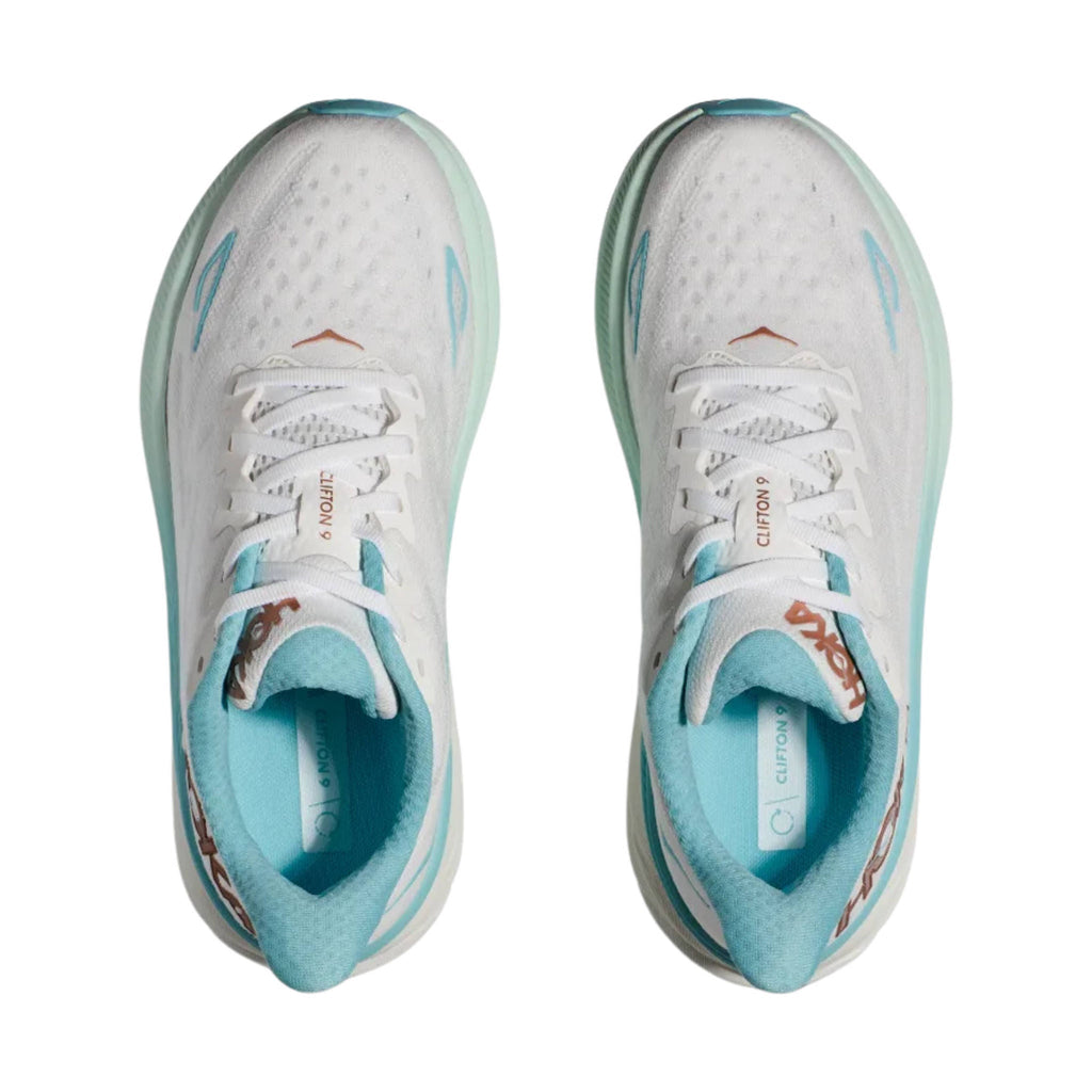 HOKA Women's Clifton 9 - Frost/Rose Gold - Lenny's Shoe & Apparel