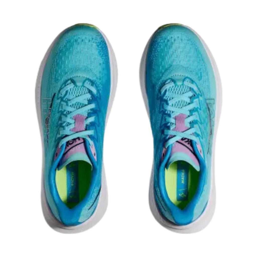 HOKA Women's Mach 6 Running Shoes - Cloudless/Waterpark - Lenny's Shoe & Apparel