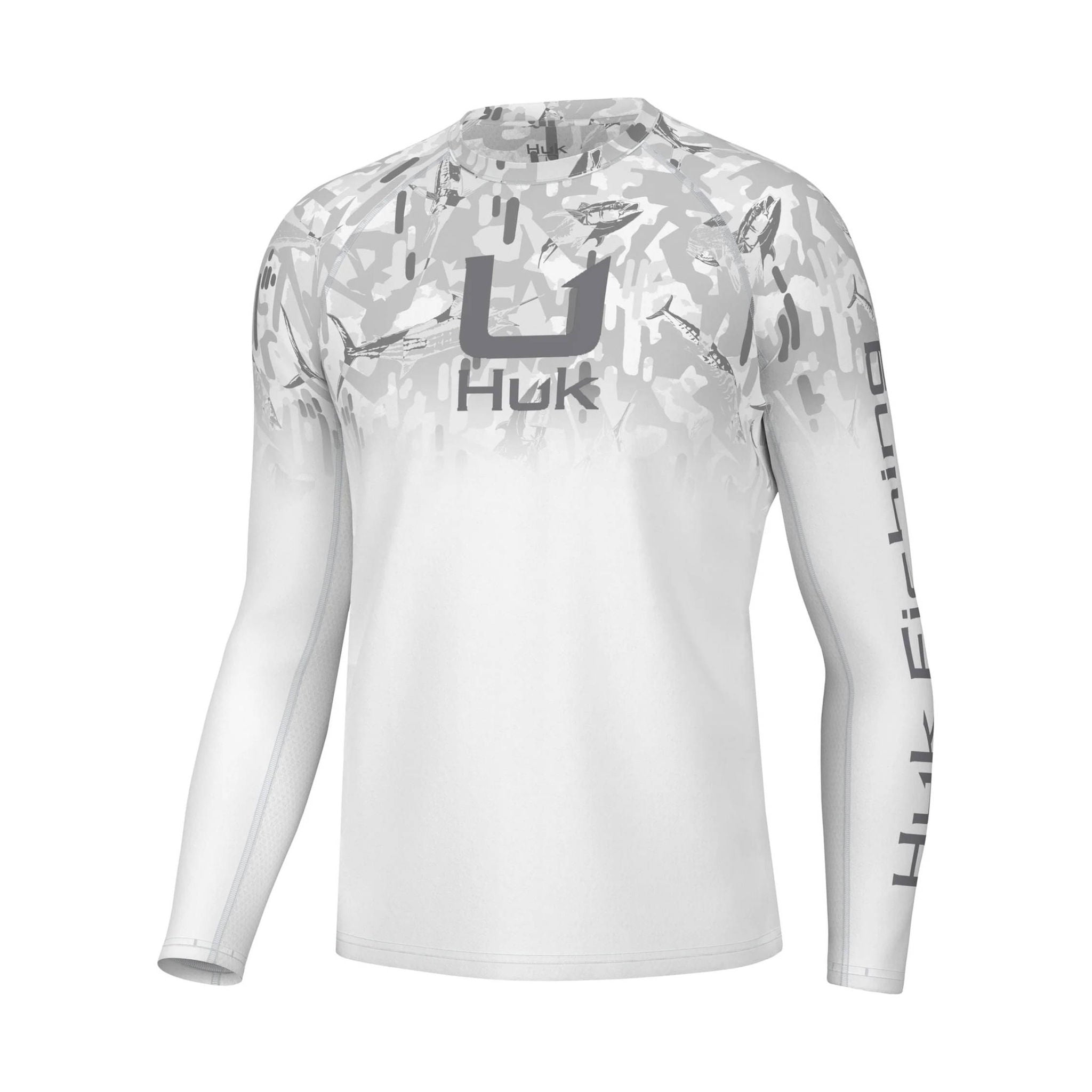 Huk Men's KC Icon Apex Vert Fade - White - Medium