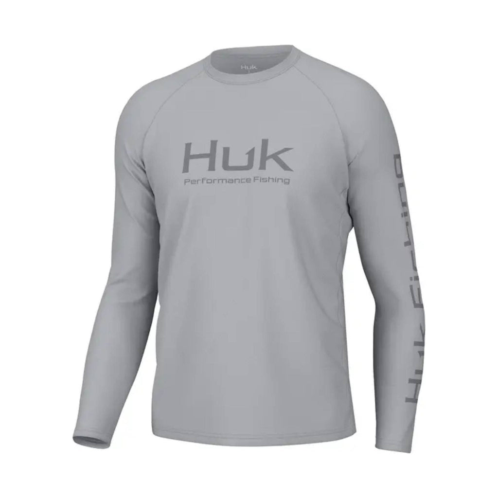 Huk Men's Pursuit Performance Shirt - Harbor Mist - Lenny's Shoe & Apparel