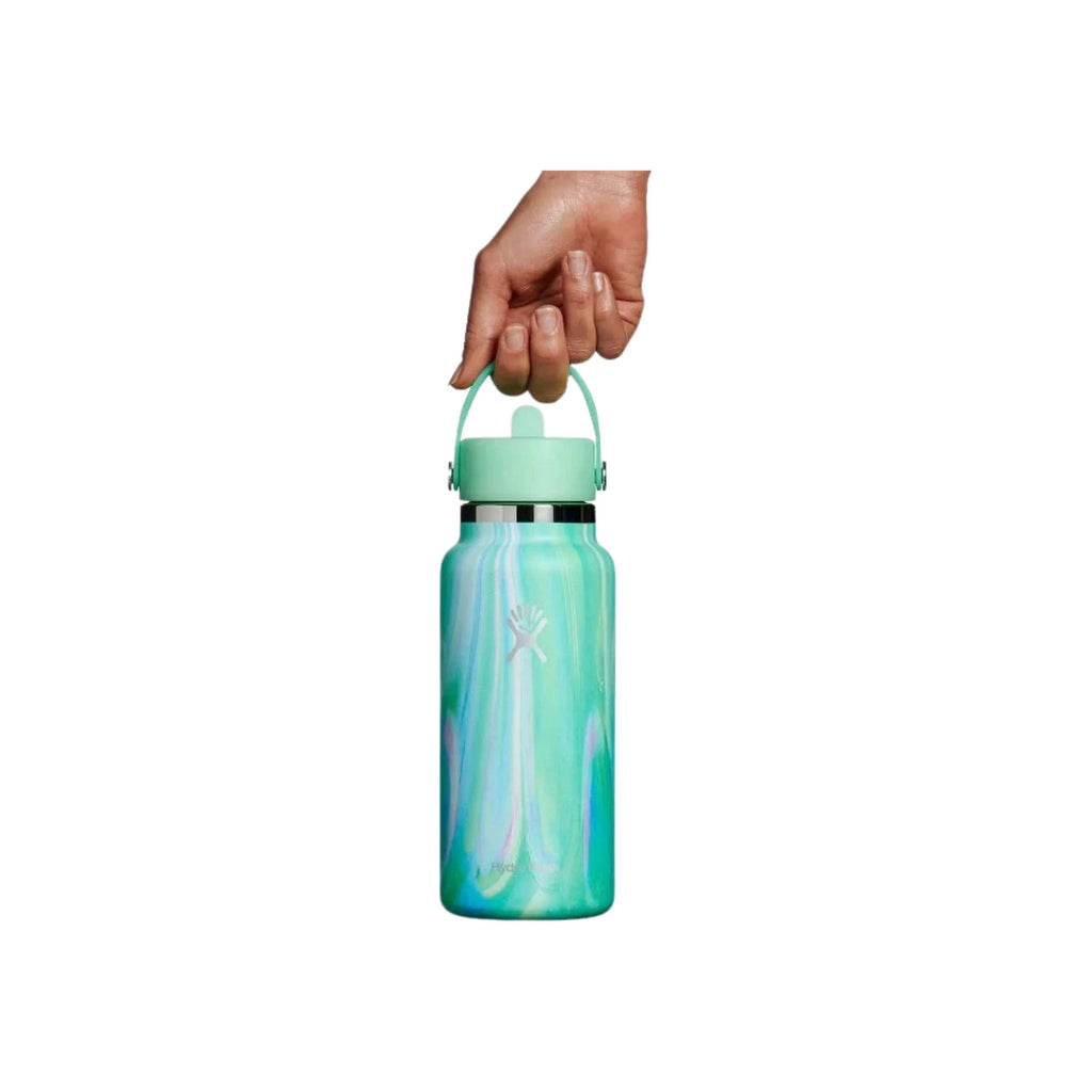 Hydro Flask 32 oz Wide Mouth With Flex Straw Cap - Jelly Green (Limited Edition) - Lenny's Shoe & Apparel
