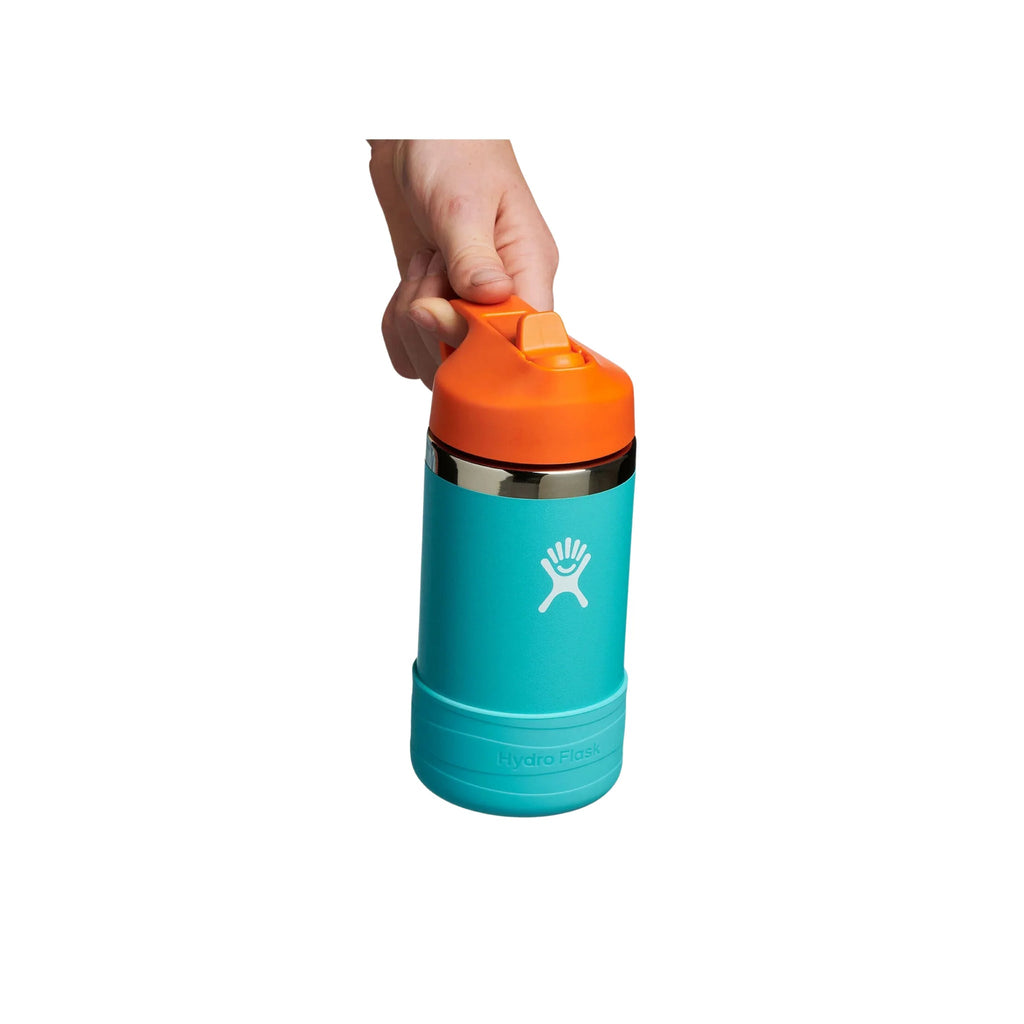 Hydro Flask Kids' 12 OZ Wide Mouth With Straw Cap - Seaspray - Lenny's Shoe & Apparel