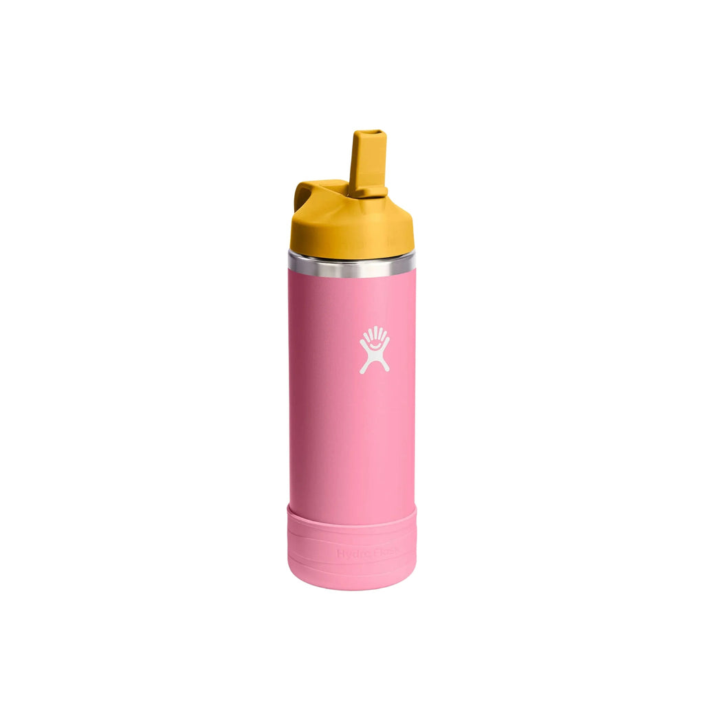 Hydro Flask Kids' 18 OZ Wide Mouth With Straw Cap - Dahlia - Lenny's Shoe & Apparel