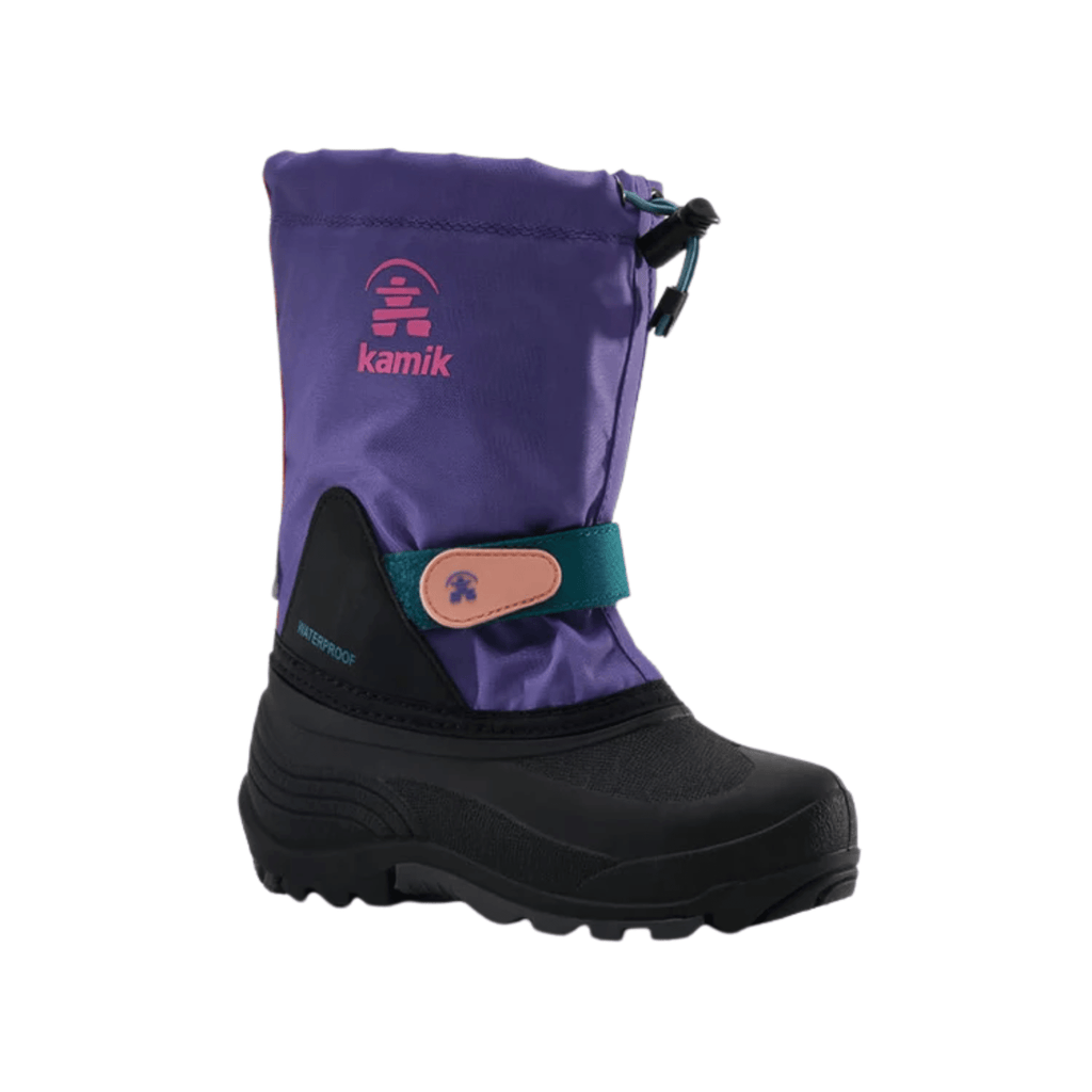 Kamik Kids' Waterbug 5 Winter Boots - Purple Print - Lenny's Shoe & Apparel