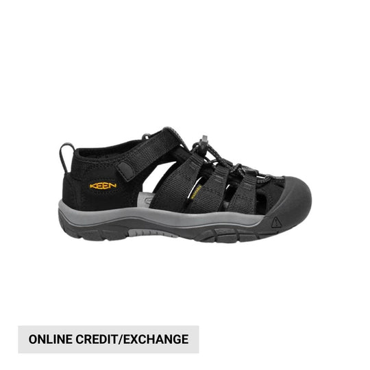 KEEN Big Kids' Newport H2 - Black/Keen Yellow - Lenny's Shoe & Apparel