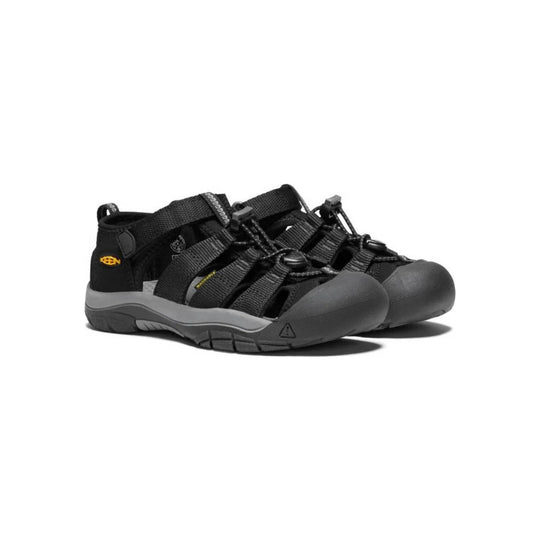 KEEN Big Kids' Newport H2 - Black/Keen Yellow - Lenny's Shoe & Apparel