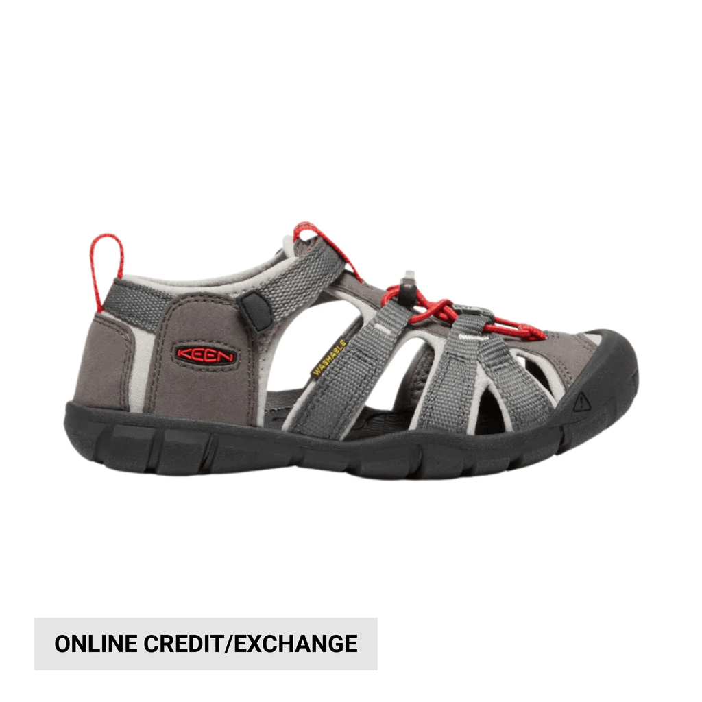 KEEN Big Kids' Seacamp II CNX Sandals - Magnet/Drizzle - Lenny's Shoe & Apparel
