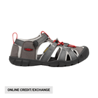 KEEN Big Kids' Seacamp II CNX Sandals - Magnet/Drizzle - Lenny's Shoe & Apparel