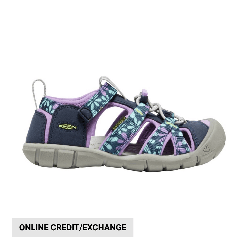 KEEN Little Kids' Seacamp II CNX - Black Iris/African Violet - Lenny's Shoe & Apparel