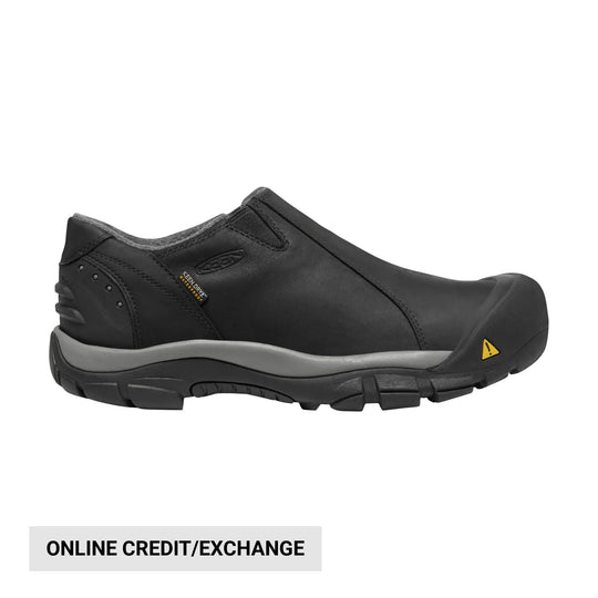 KEEN Men's Brixen Waterproof Low Shoes - Black /Gargoyle - Lenny's Shoe & Apparel