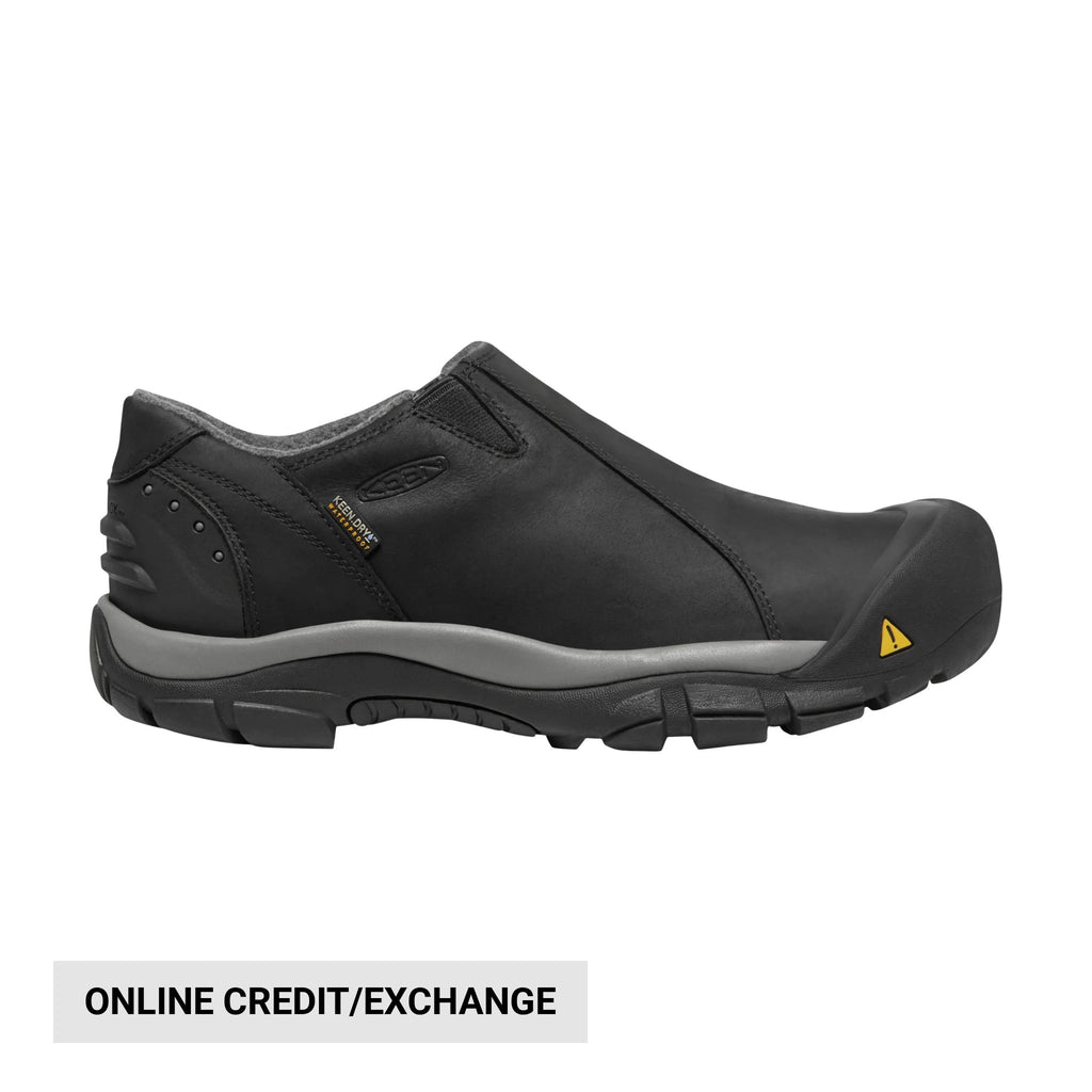 KEEN Men's Brixen Waterproof Low Shoes - Black /Gargoyle - Lenny's Shoe & Apparel
