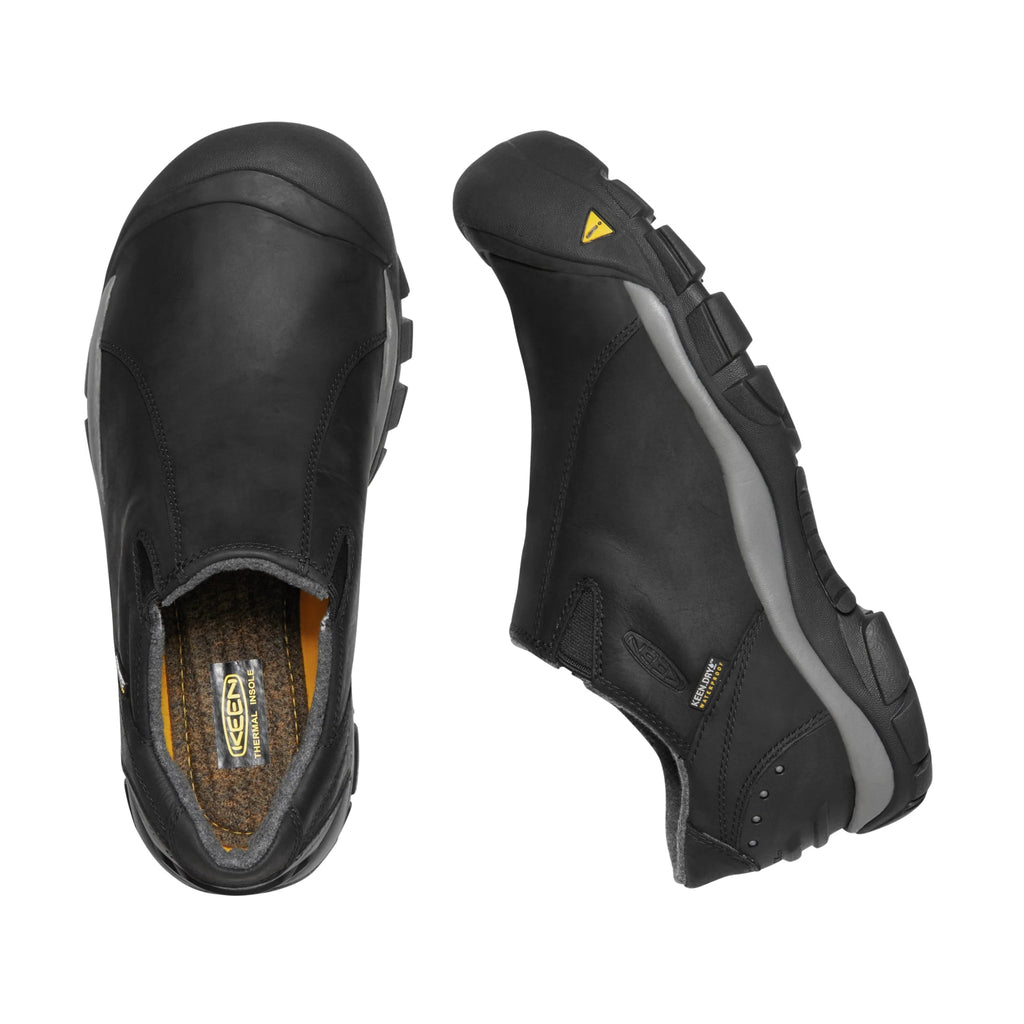 KEEN Men's Brixen Waterproof Low Shoes - Black /Gargoyle - Lenny's Shoe & Apparel