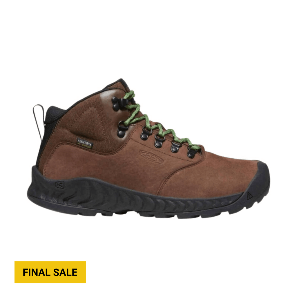 KEEN Men's NXIS Explorer Mid Waterproof Boot - Bison/Golden Yellow - Lenny's Shoe & Apparel