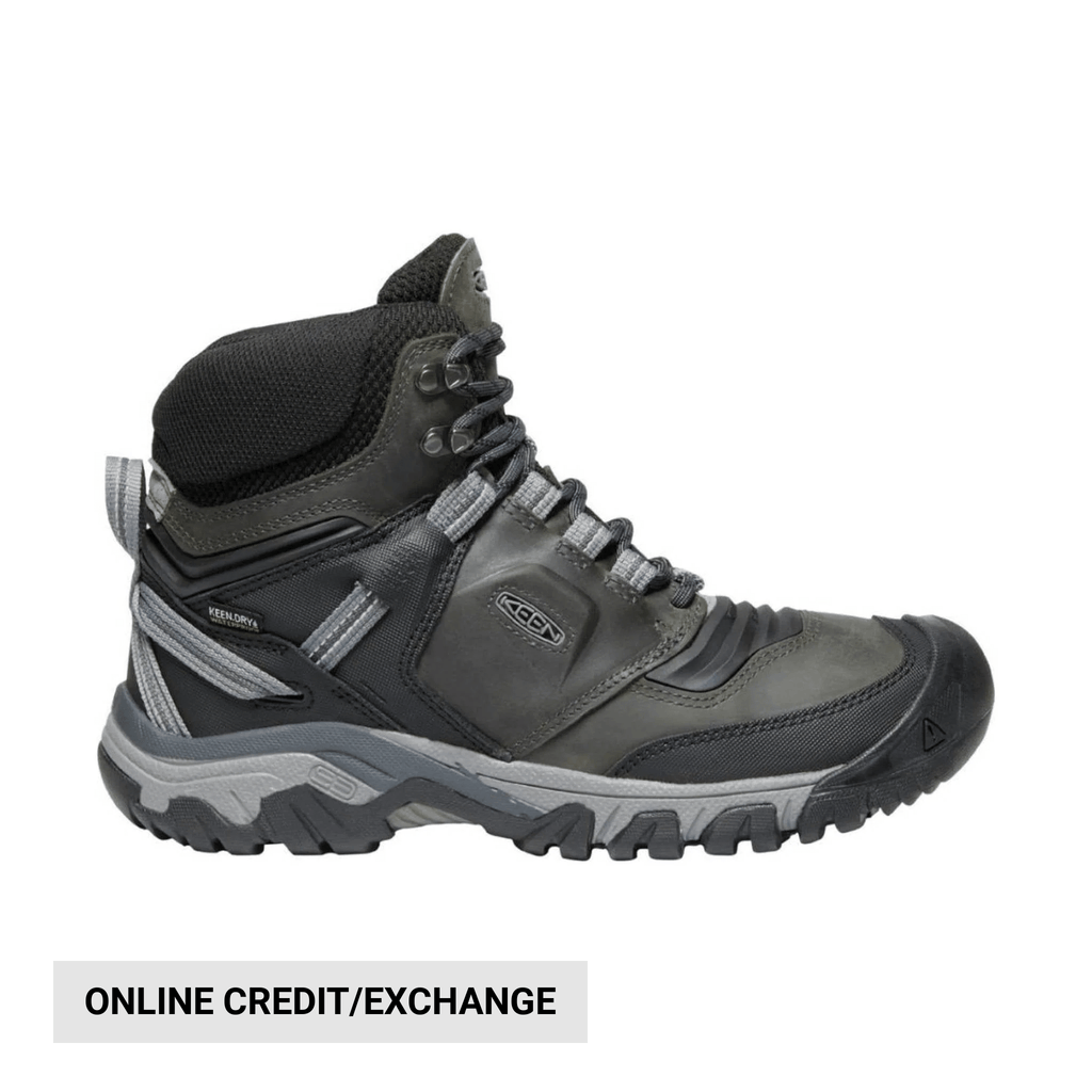 KEEN Men's Ridge Flex Mid Boot - Magnet/Black - Lenny's Shoe & Apparel