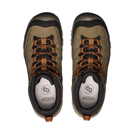 KEEN Men's Targhee IV Waterproof Hiking Boots - Sea Turtle/Roasted Pecan - Lenny's Shoe & Apparel