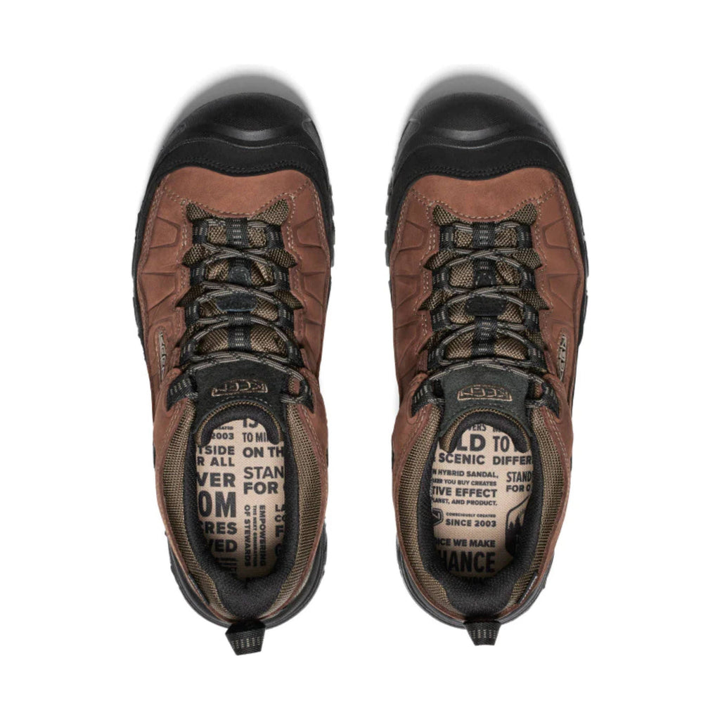 KEEN Men's Targhee IV Waterproof Hiking Shoe - Bison/Black - Lenny's Shoe & Apparel