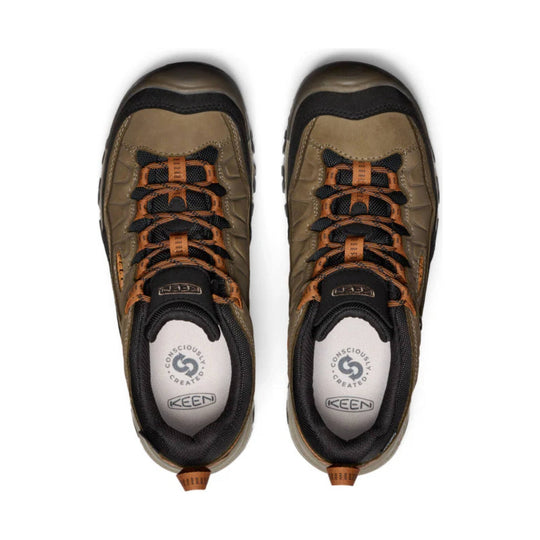 KEEN Men's Targhee IV Waterproof Hiking Shoes - Sea Turtle/Roasted Pecan - Lenny's Shoe & Apparel