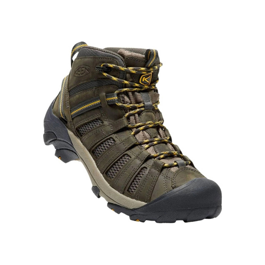KEEN Men's Voyageur Mid Hiking Boot - Raven/ Tawny Olive - Lenny's Shoe & Apparel