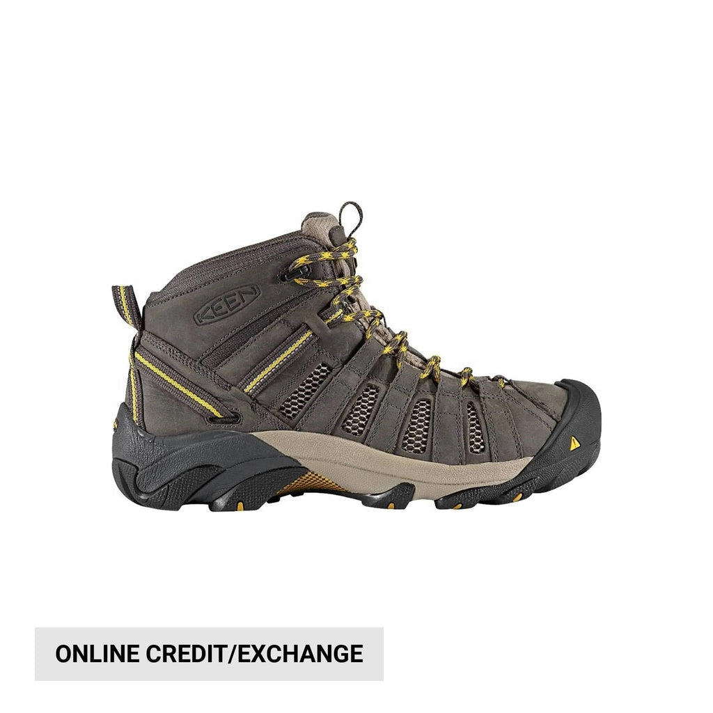 KEEN Men's Voyageur Mid Hiking Boot - Raven/ Tawny Olive - Lenny's Shoe & Apparel