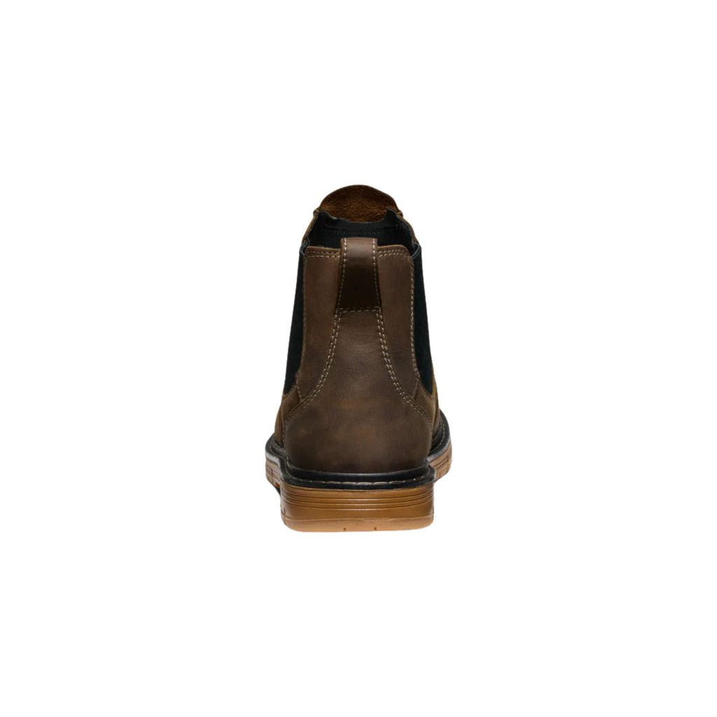 KEEN Utility Men's San Jose Chelsea 90 Degree Heel Aluminum Toe Work Boots - Cascade Brown/Gum - Lenny's Shoe & Apparel