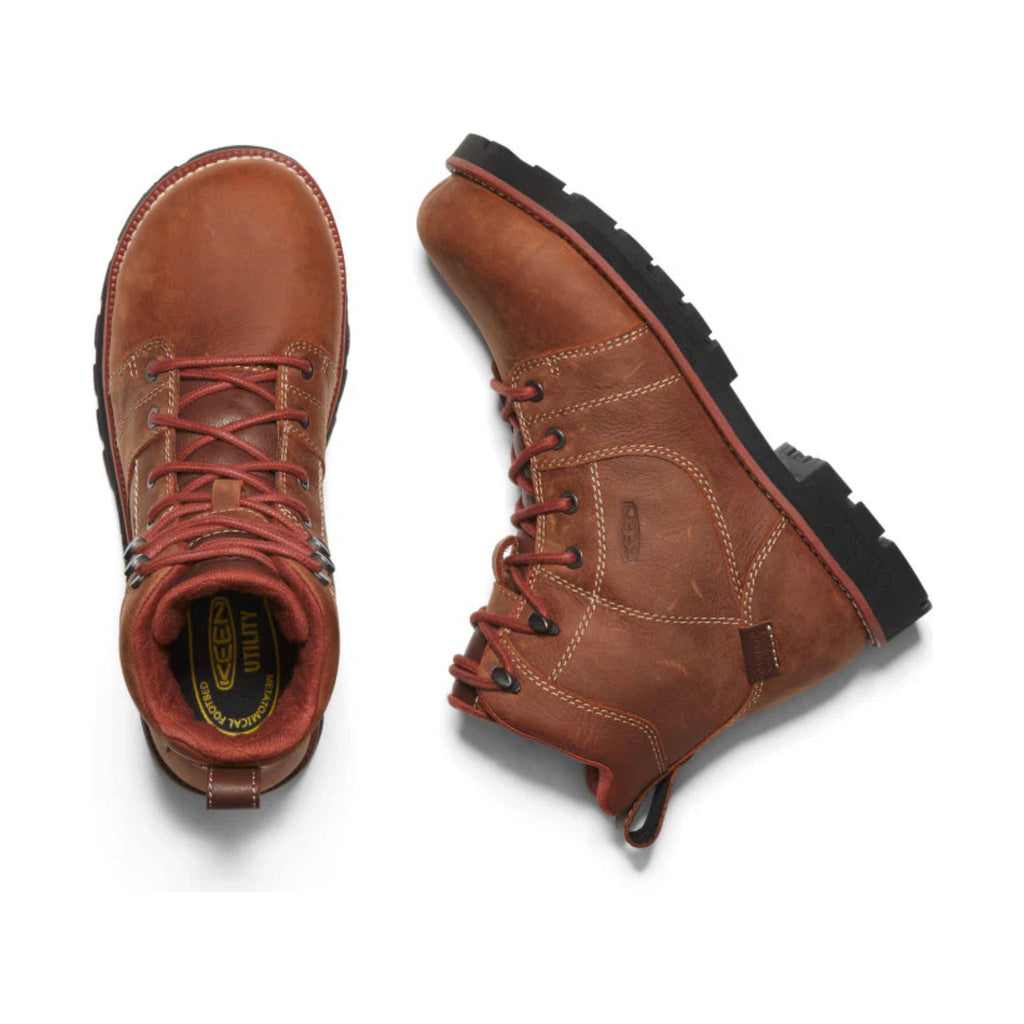 KEEN Utility Women's Seattle 6 Inch Waterproof Aluminum Toe Work Boots - Gingerbread - Lenny's Shoe & Apparel