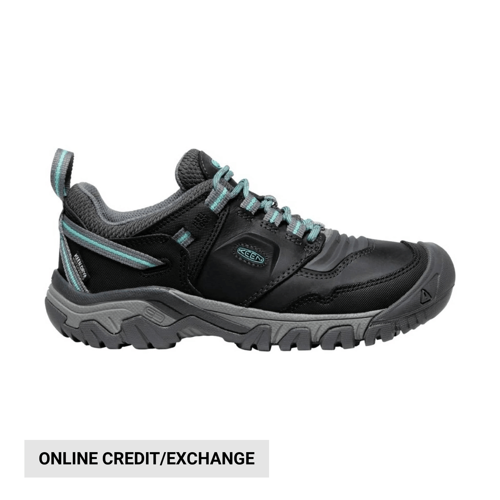KEEN Women's Ridge Flex Waterproof - Raven/Porcelain - Lenny's Shoe & Apparel