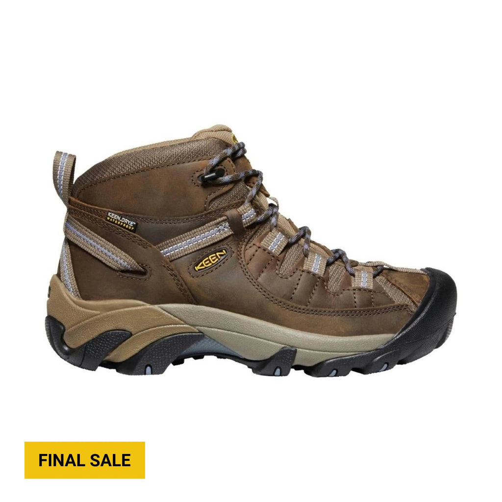 KEEN Women's Targhee II Mid Waterproof Boot - Black/Flint Stone - Lenny's Shoe & Apparel