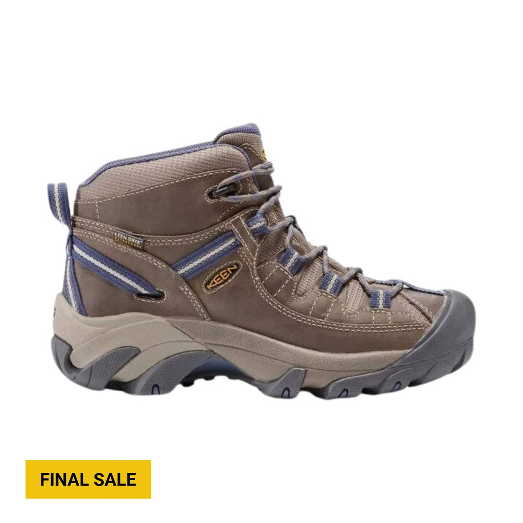 KEEN Women's Targhee II Mid Waterproof Boot - Goat/Crown Blue - Lenny's Shoe & Apparel