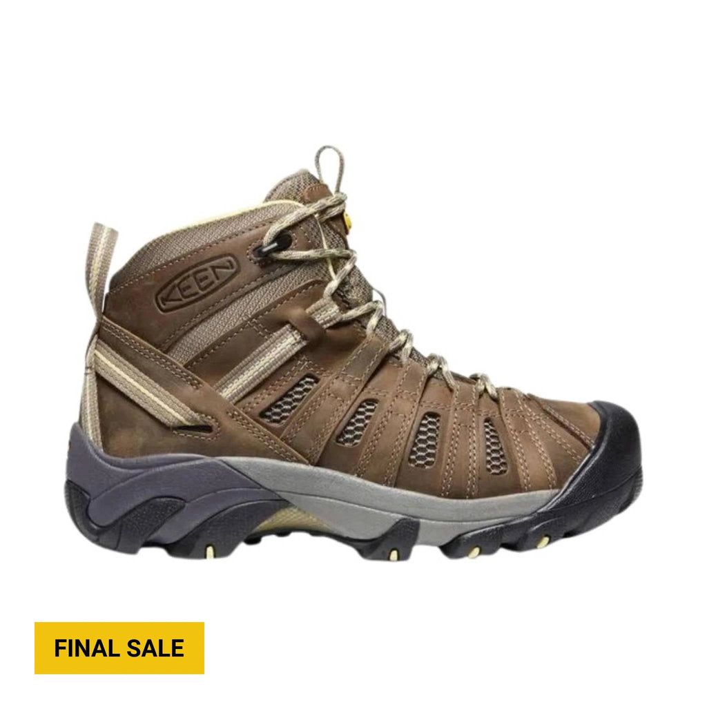 KEEN Women's Voyageur Mid Boot - Brindle/Custard - Lenny's Shoe & Apparel