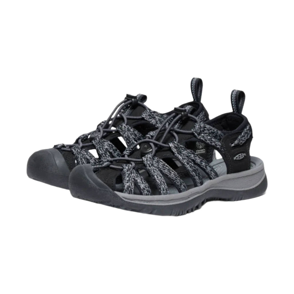 KEEN Women's Whisper Sandal - Black/Steel Grey - Lenny's Shoe & Apparel