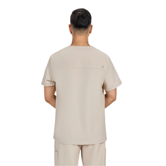 Koi Men's Arthro Scrub Top - Khaki - Lenny's Shoe & Apparel
