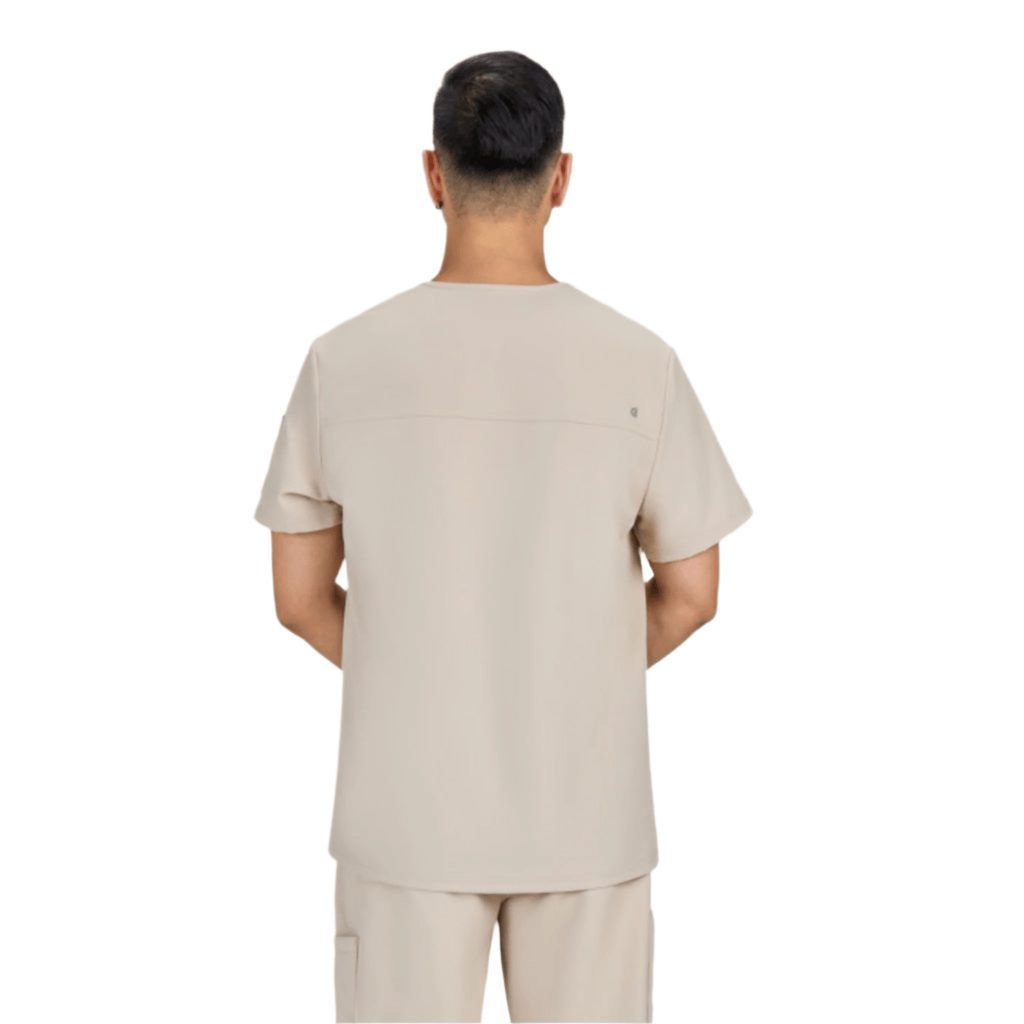 Koi Men's Arthro Scrub Top - Khaki - Lenny's Shoe & Apparel