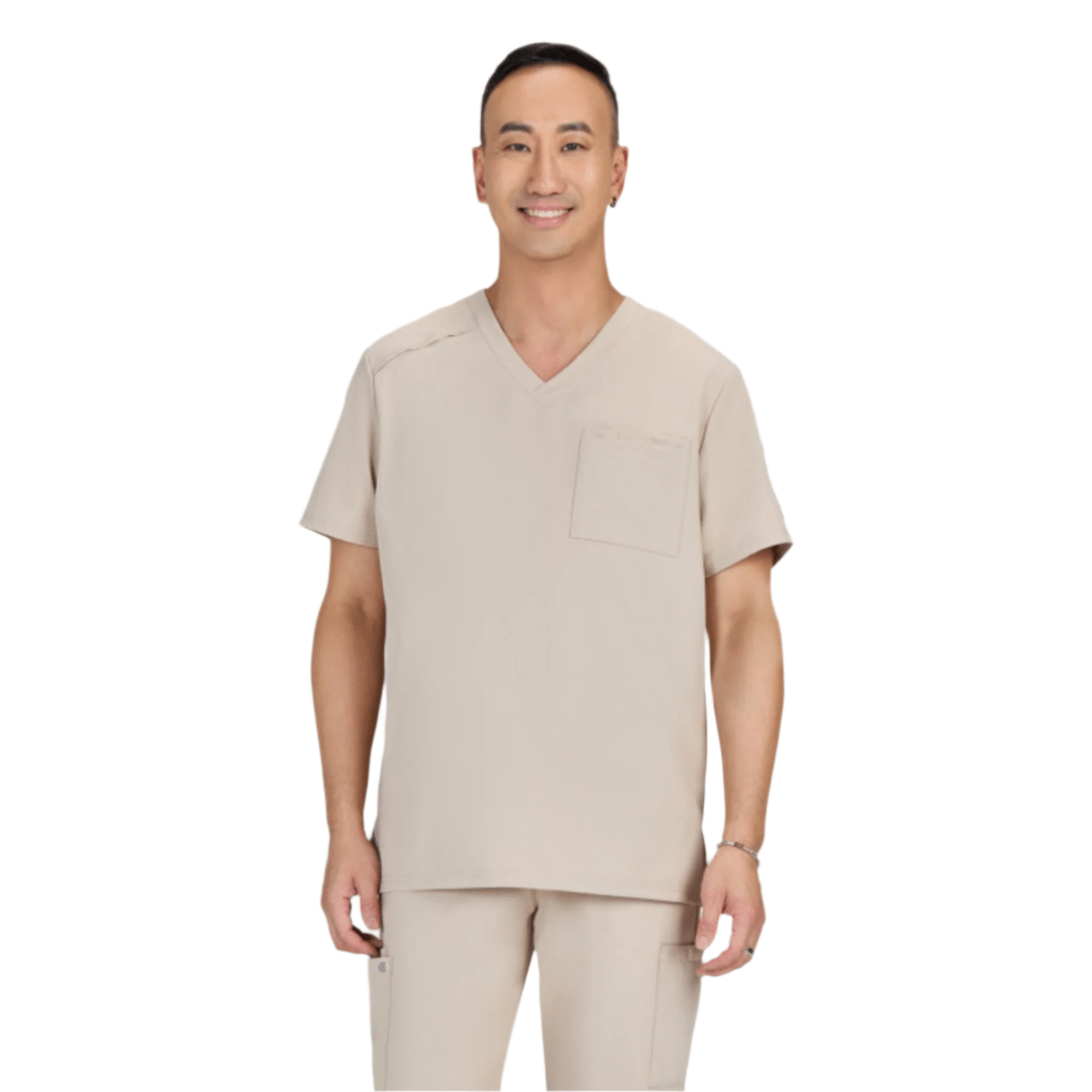 Koi Men's Arthro Scrub Top - Khaki – Lenny's Shoe & Apparel